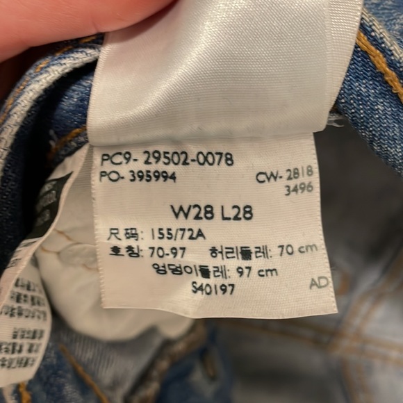 Levi’s 401 distressed denim - Picture 2 of 7
